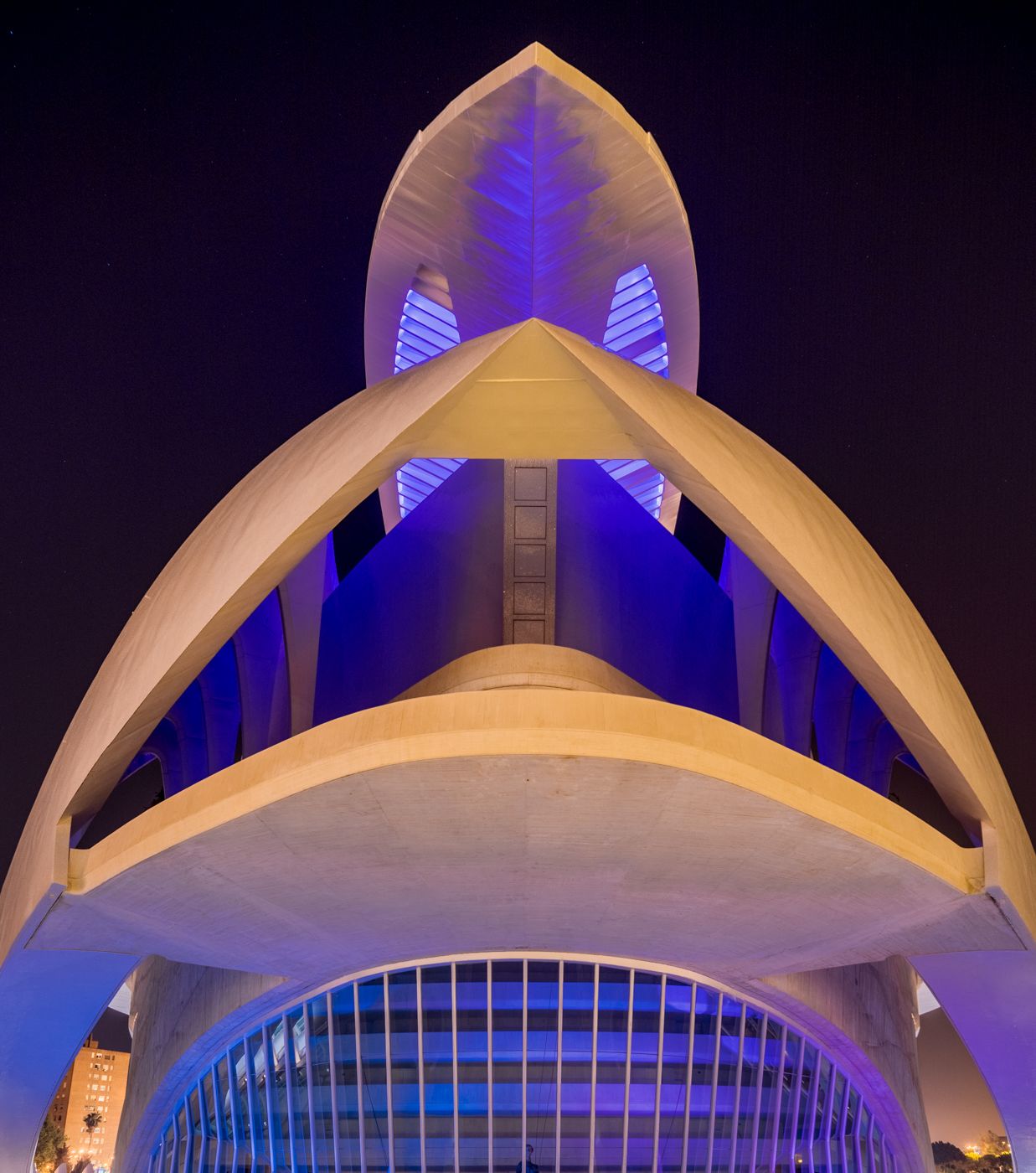 Palace of Arts, front view, Valencia, Spain