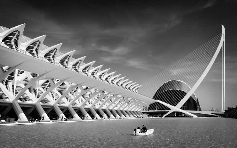 Hemisfèric & Ciudad de las Artes, west view