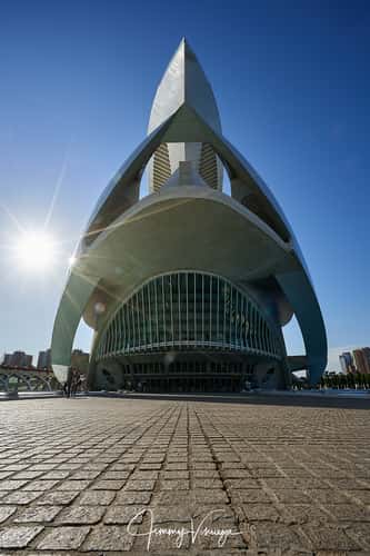 Palace of Arts, front view, Valencia