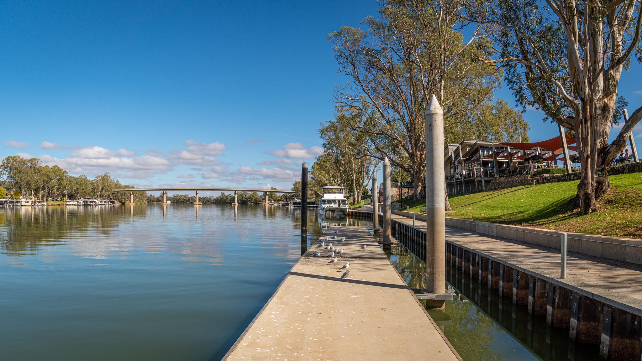 Dock at Berri, Australia
