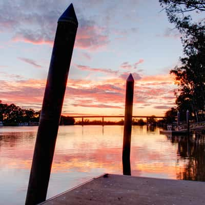 Dock at Berri, Australia