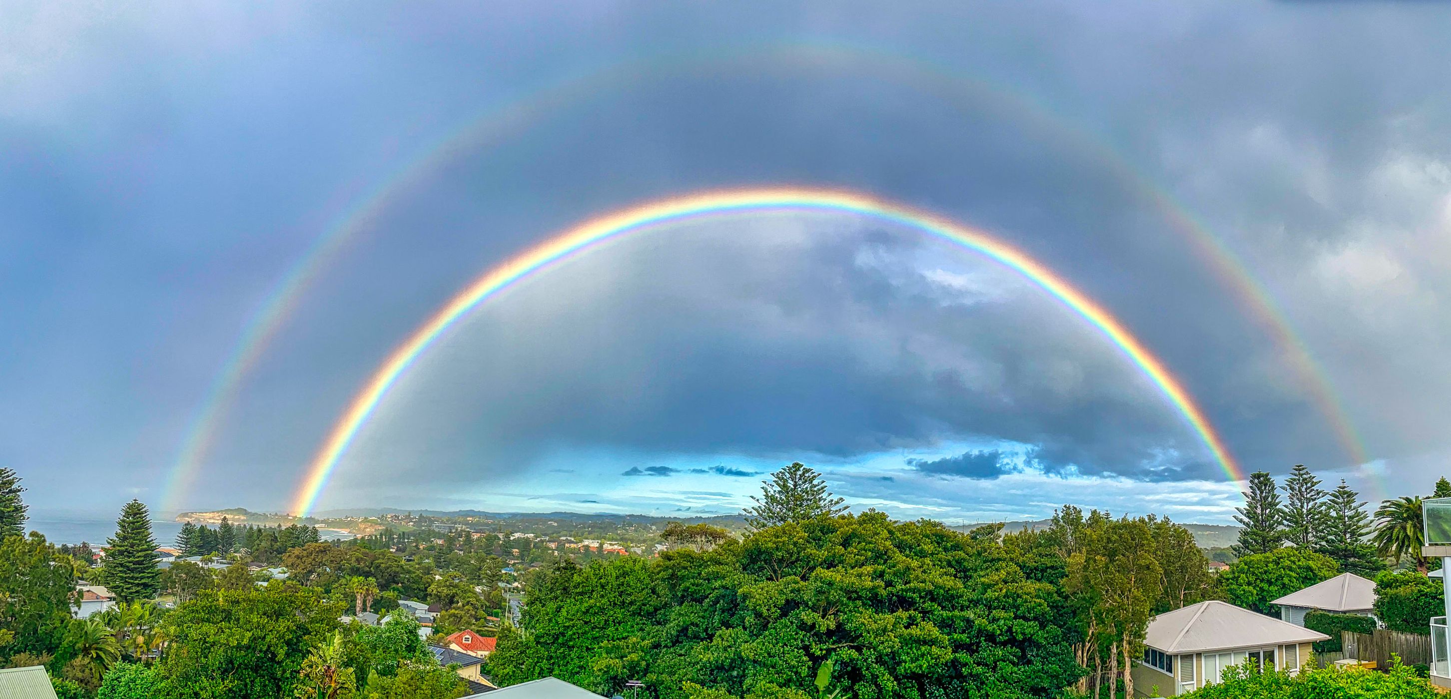 Double Rainbow Mona Vale, Northern Beaches, Sydney, Australia
