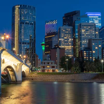 Downtown Calgary - From Centre Street Bridge, Canada