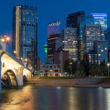 Downtown Calgary - From Centre Street Bridge, Canada