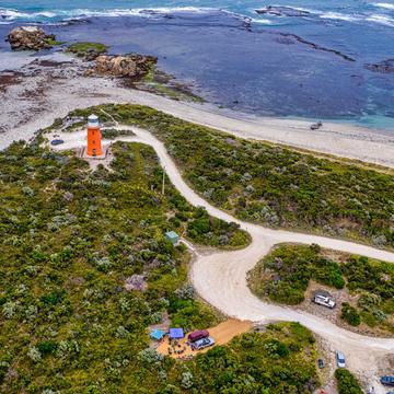 Drone, Cape Banks Lighthouse, South Australia, Australia