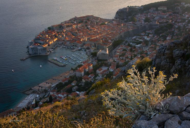 Dubrovnik view from Mount Srđ