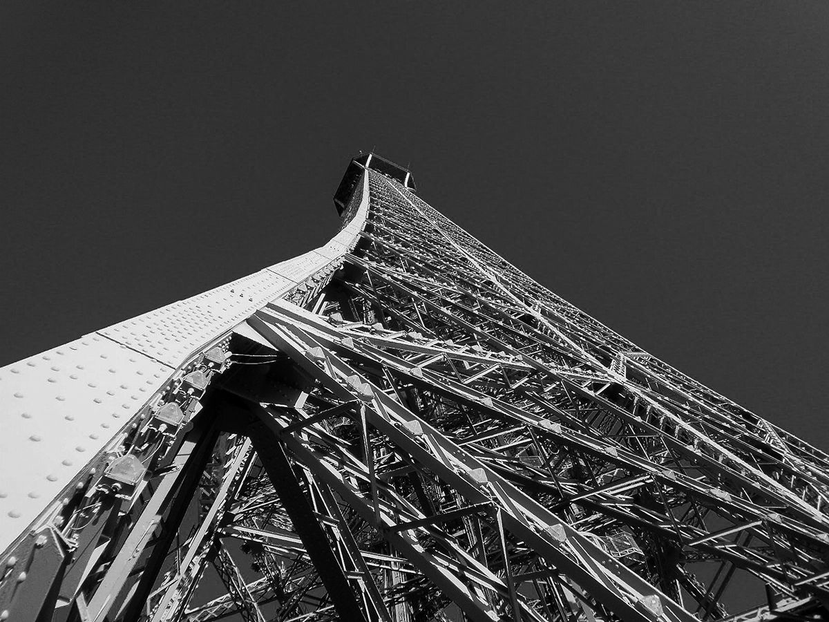 Tour Eiffel from below, Paris, France