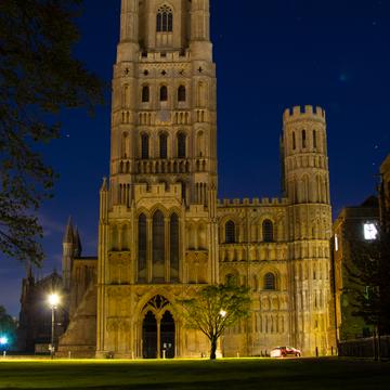 Ely Cathedral at Night, United Kingdom