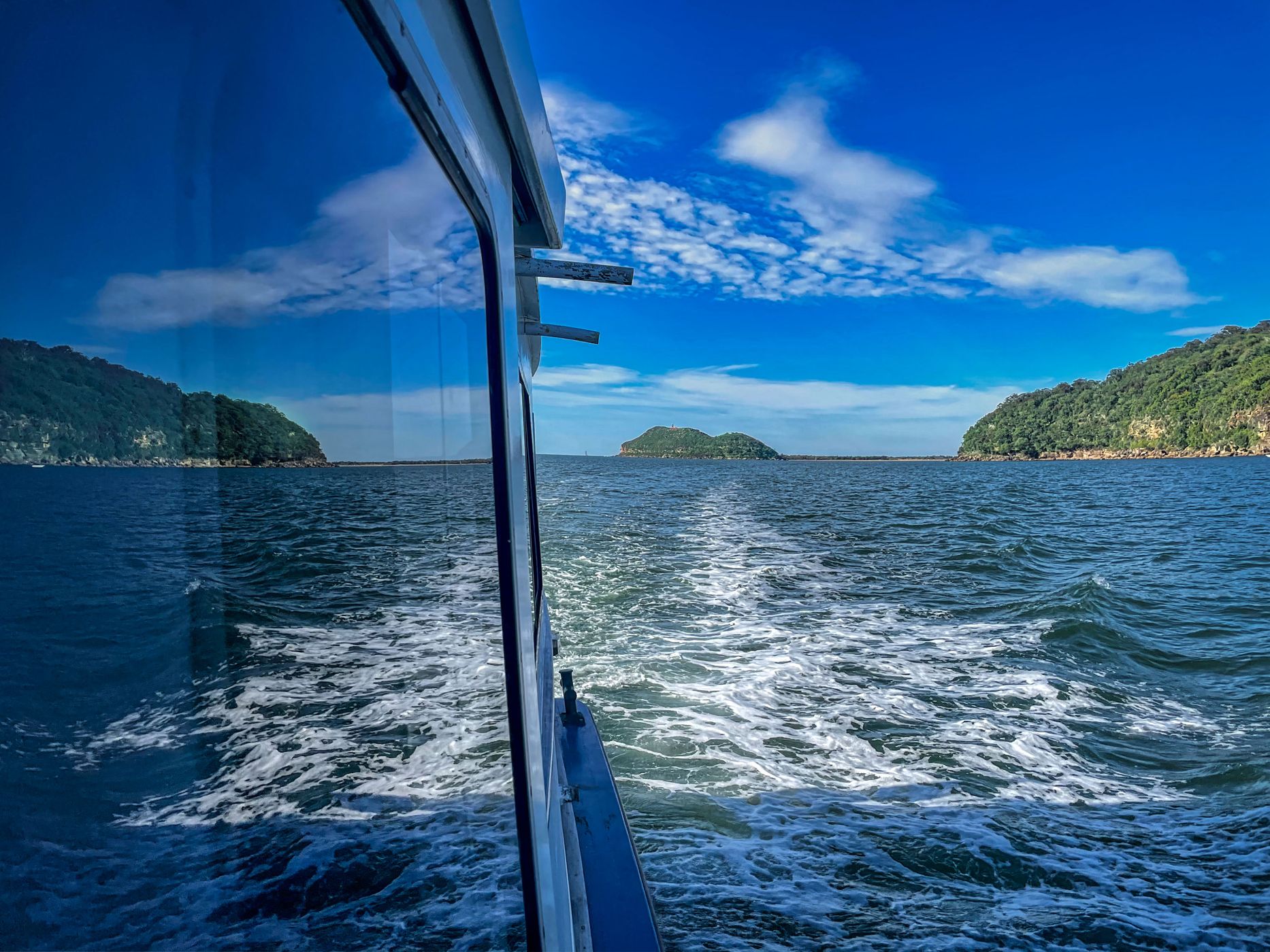 Ferry ride Palm Beach to Patonga, Sydney, NSW, Australia
