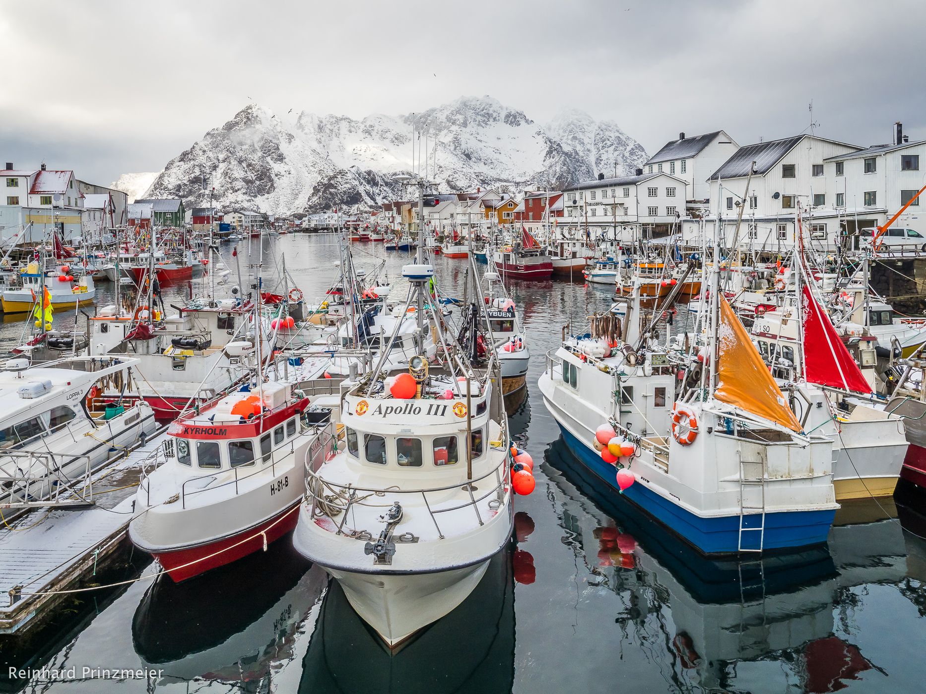 Fishing harbour Henningsvær, Norway