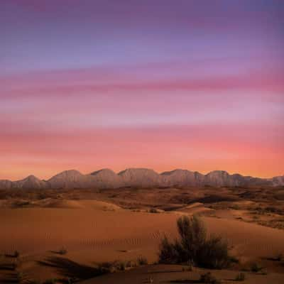 Fujairah Road, desert, United Arab Emirates