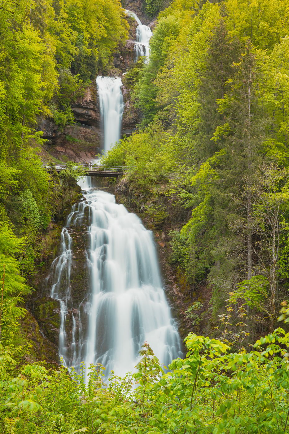 The Giessbach Waterfalls, Switzerland