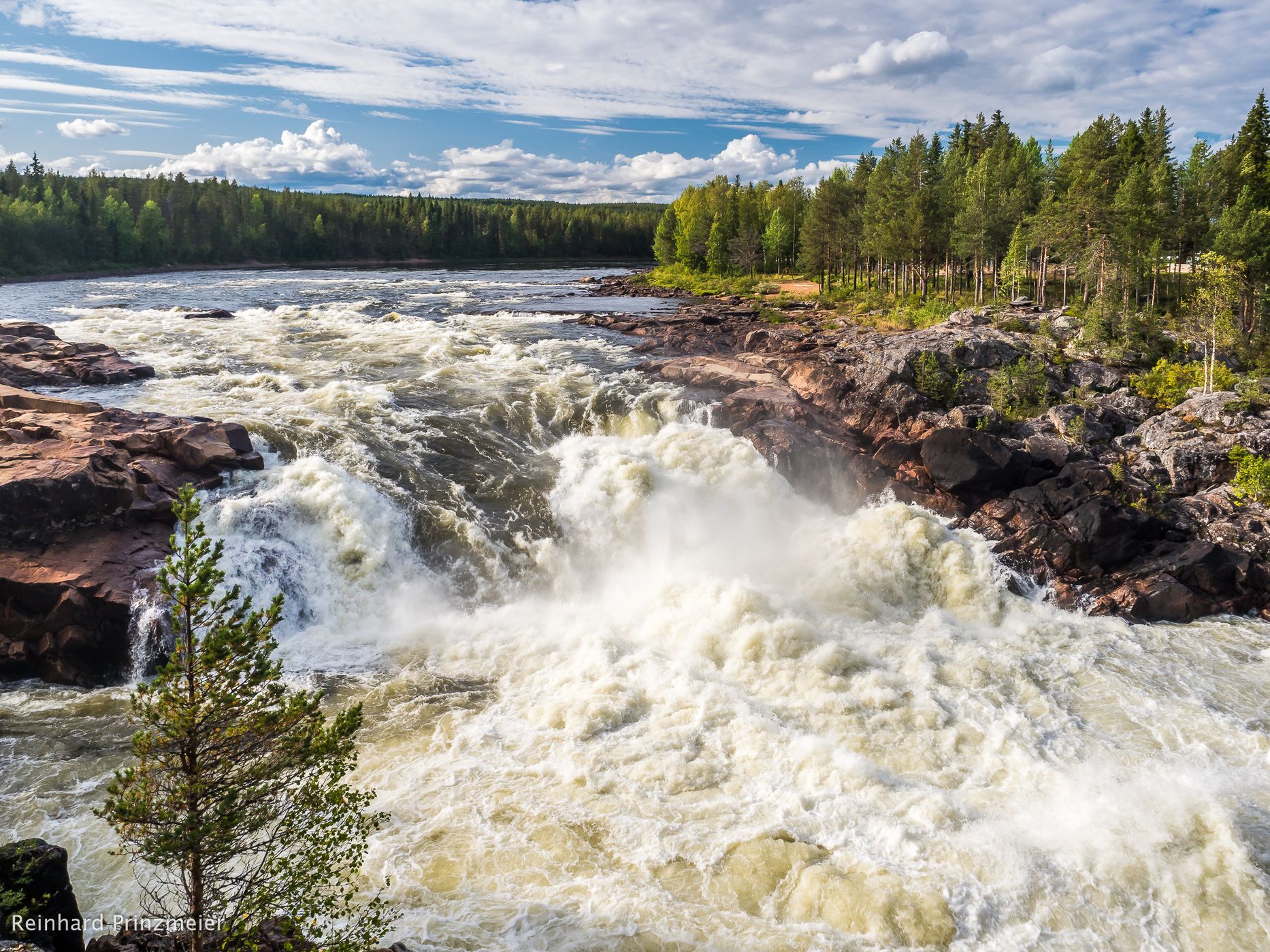 Jockfall Waterfall, Sweden