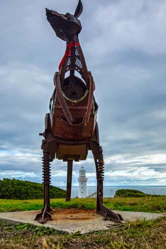 Kangaroo Sculpture, Cape Otway, Victoria