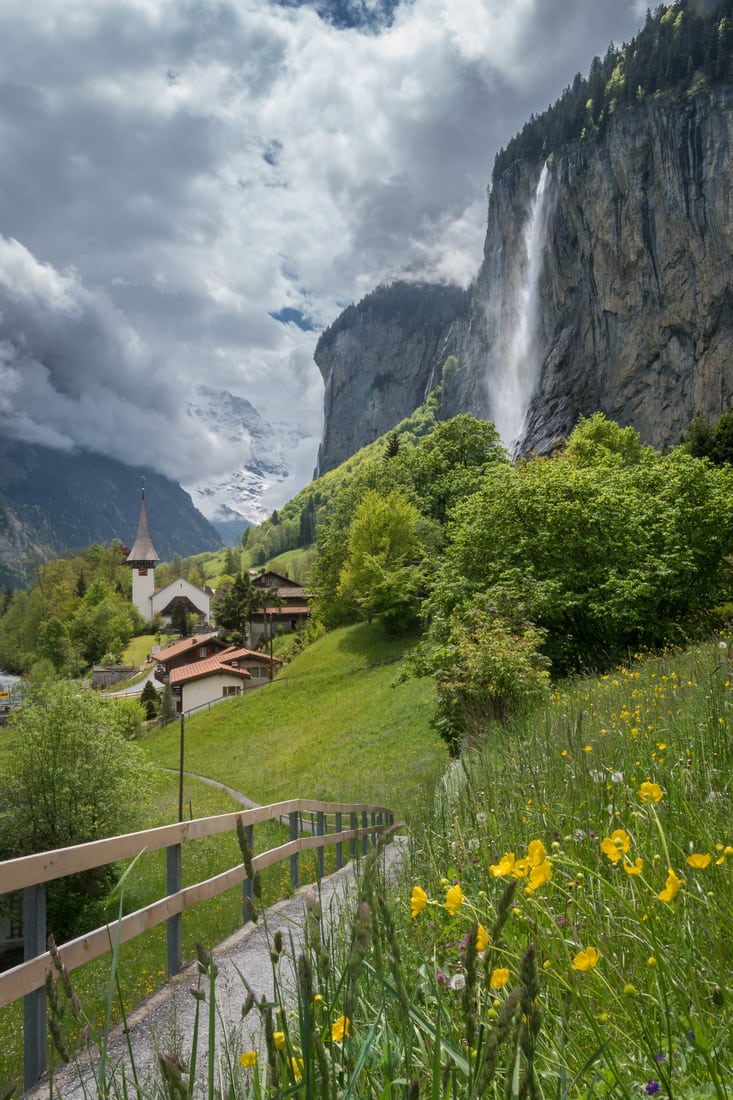 Lauterbrunnen from Fuhren View Point, Switzerland