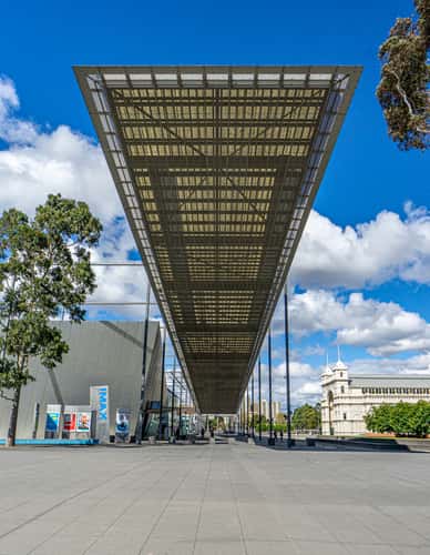 Melbourne Museum Entance Canopy