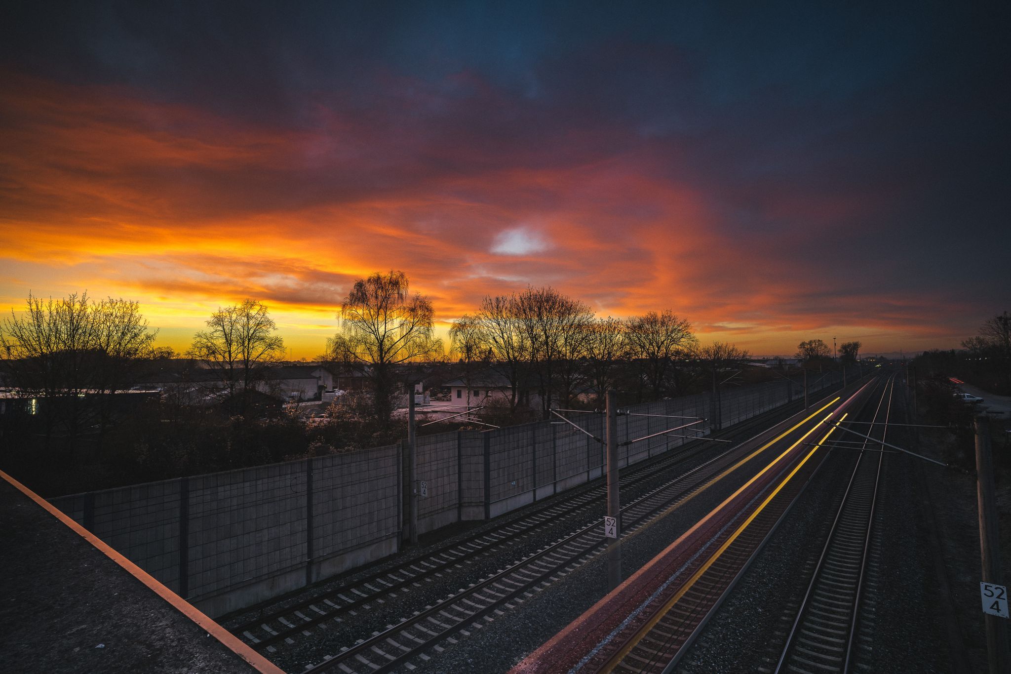 Bridge in the Industrial Area, Augsburg, Germany