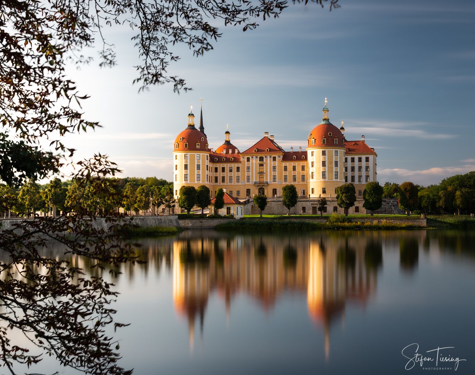 View from the Castle Pond, Moritzburg Castle, Germany