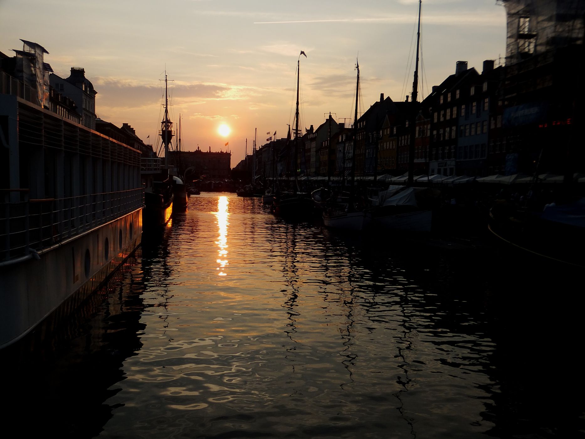 Nyhavn in Copenhagen, Denmark
