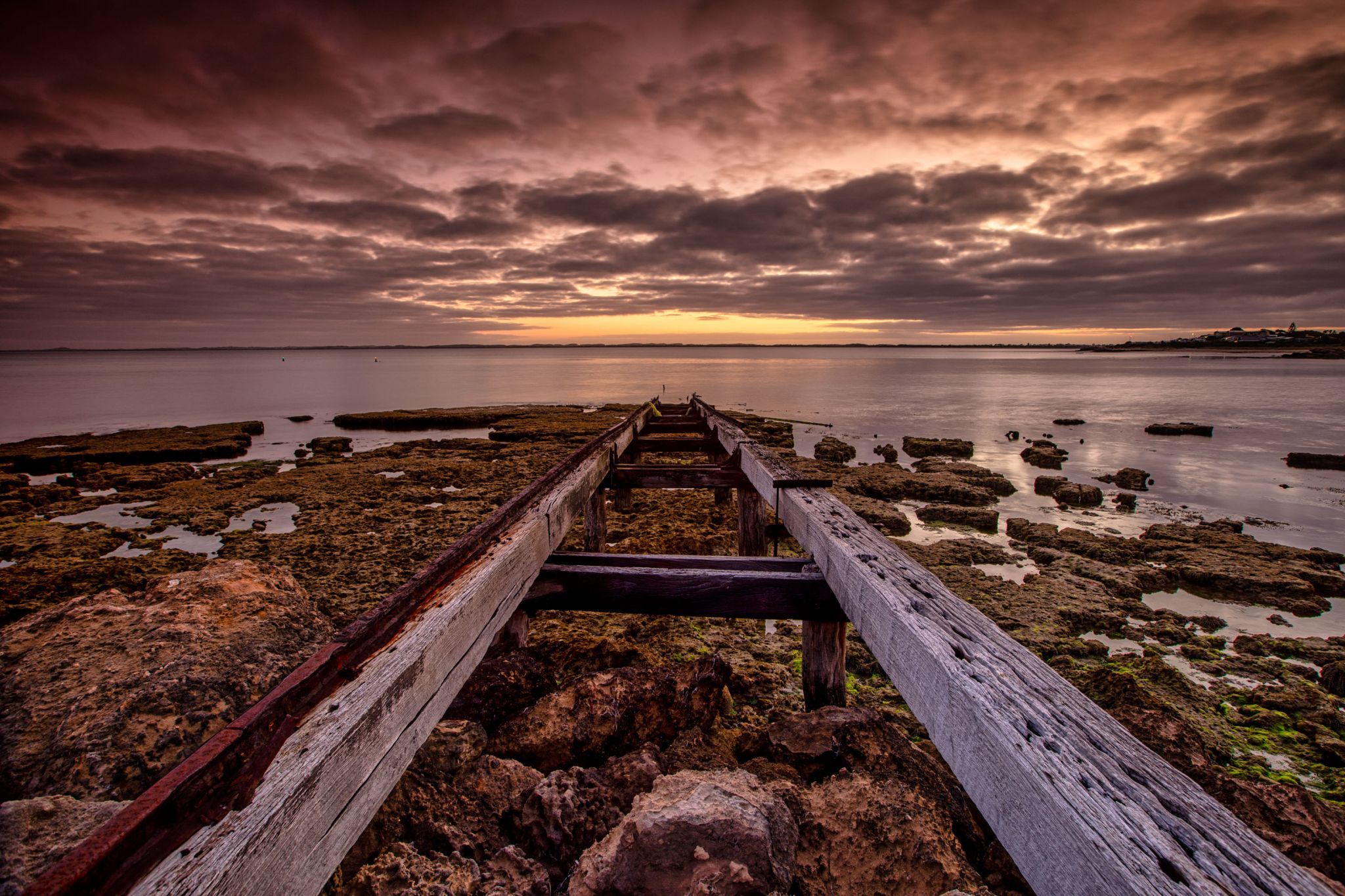 Old Boat Slipway, sunrise, Robe, South Australia, Australia
