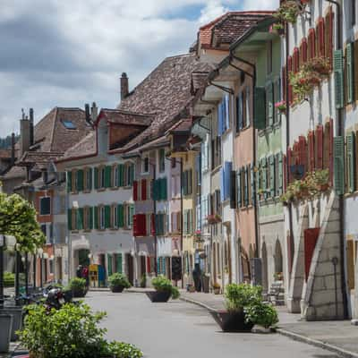 Old town, Le Landeron, Switzerland