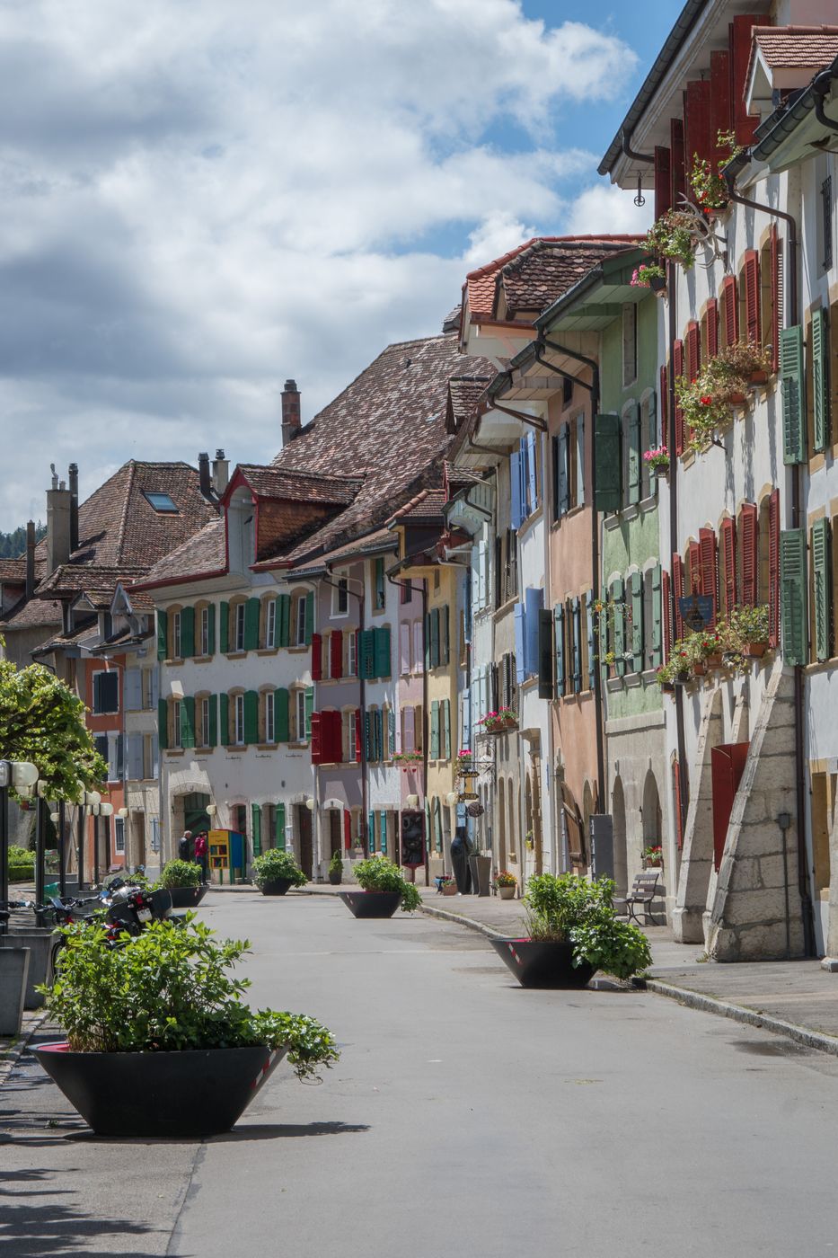 Old town, Le Landeron, Switzerland