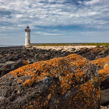 Orange Rock, Port Fairy Lighthouse, Griffith Island, Vic, Australia
