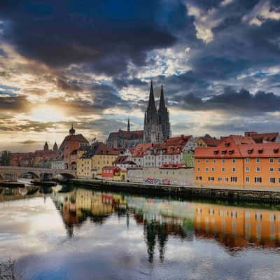 View of Regensburg, Germany