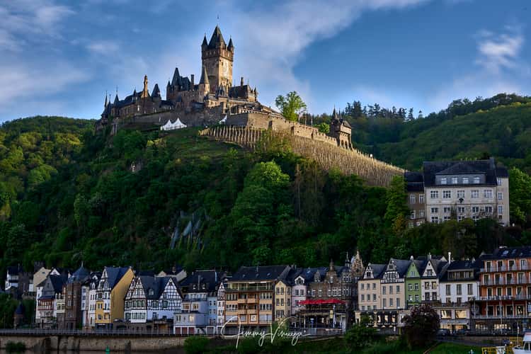 Reichsburg Cochem from Skagerak Bridge, Cochem