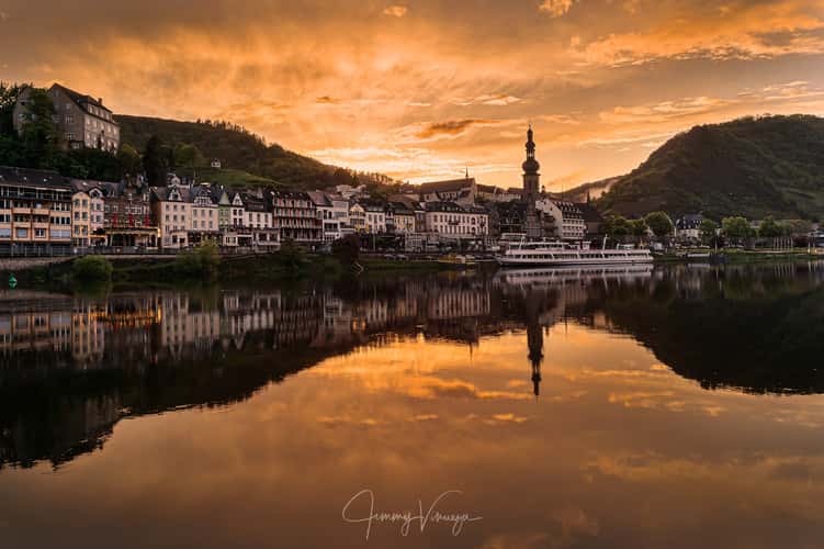 Reichsburg Cochem from Skagerak Bridge, Cochem
