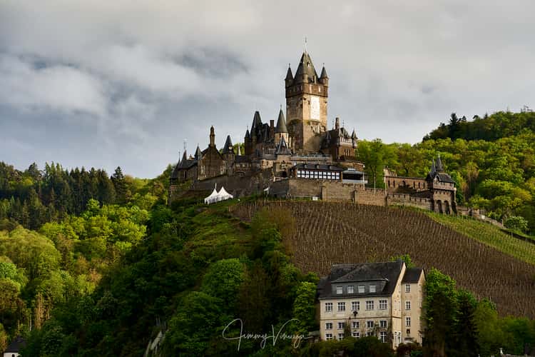 Reichsburg Cochem from Skagerak Bridge, Cochem