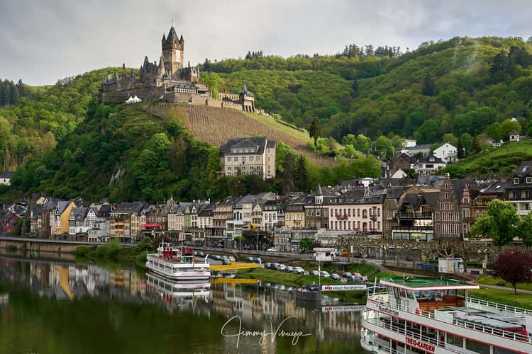 Reichsburg Cochem from Skagerak Bridge, Cochem