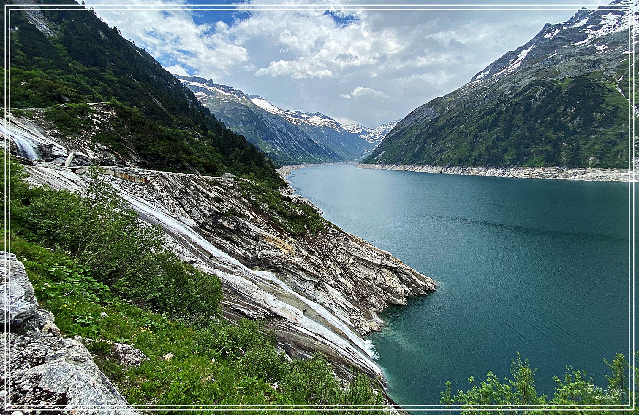 Reservoir Zillergruendl, Zillertal, Austria