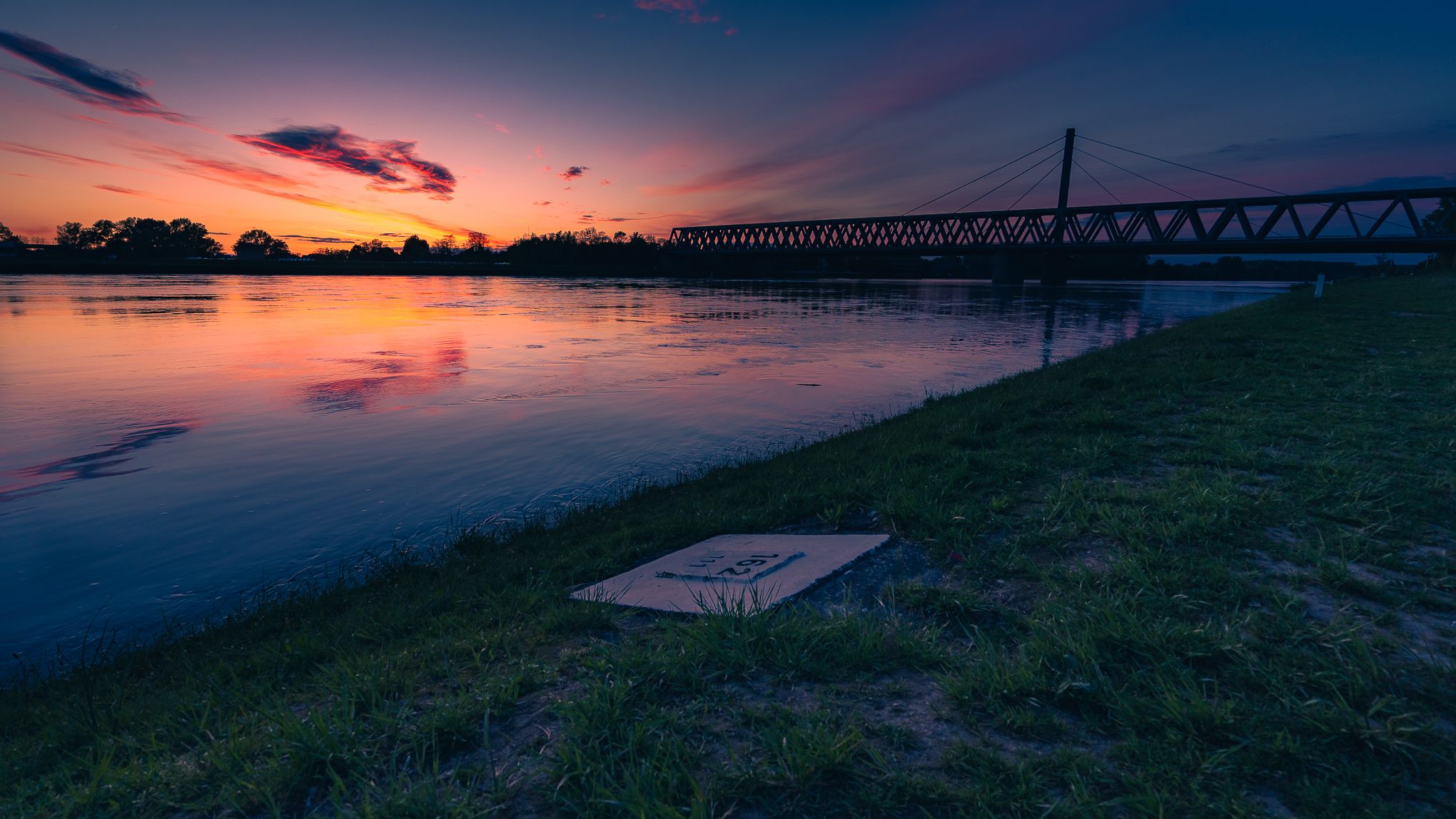 Rheinbrücke Karlsruhe, Germany