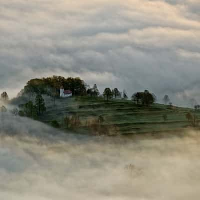 Sveta Ana above Podpec Village, Slovenia