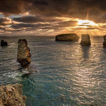 The bay of Islands sunset, Peteborough, Victoria, Australia