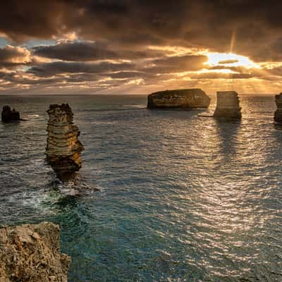 The bay of Islands sunset, Peteborough, Victoria, Australia