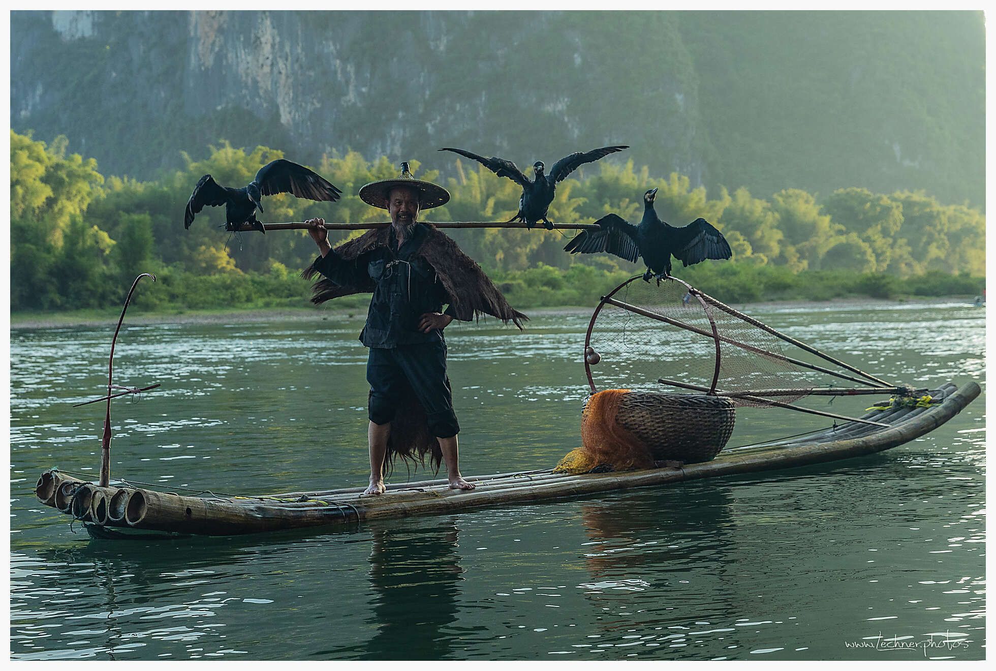 The Cormorant Fishermen of Li River, China
