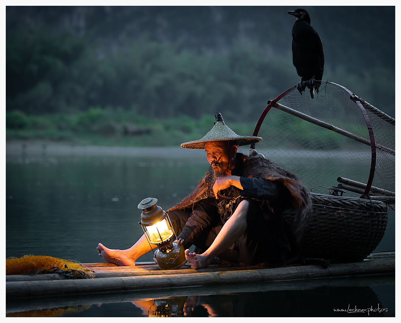 The Cormorant Fishermen of Li River, China