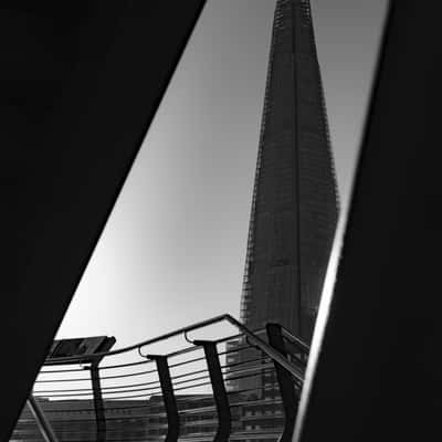 the shard from London Bridge, United Kingdom