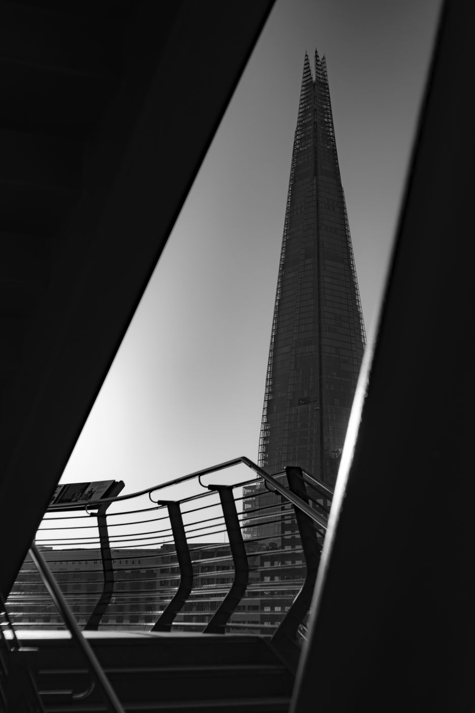 the shard from London Bridge, United Kingdom