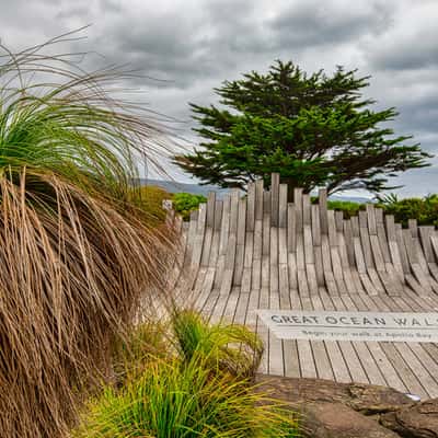The start of the Walk. Apollo Bay, Victoria, Australia