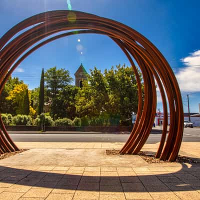 Tracks artwork, Mount Gambier, South Australia, Australia