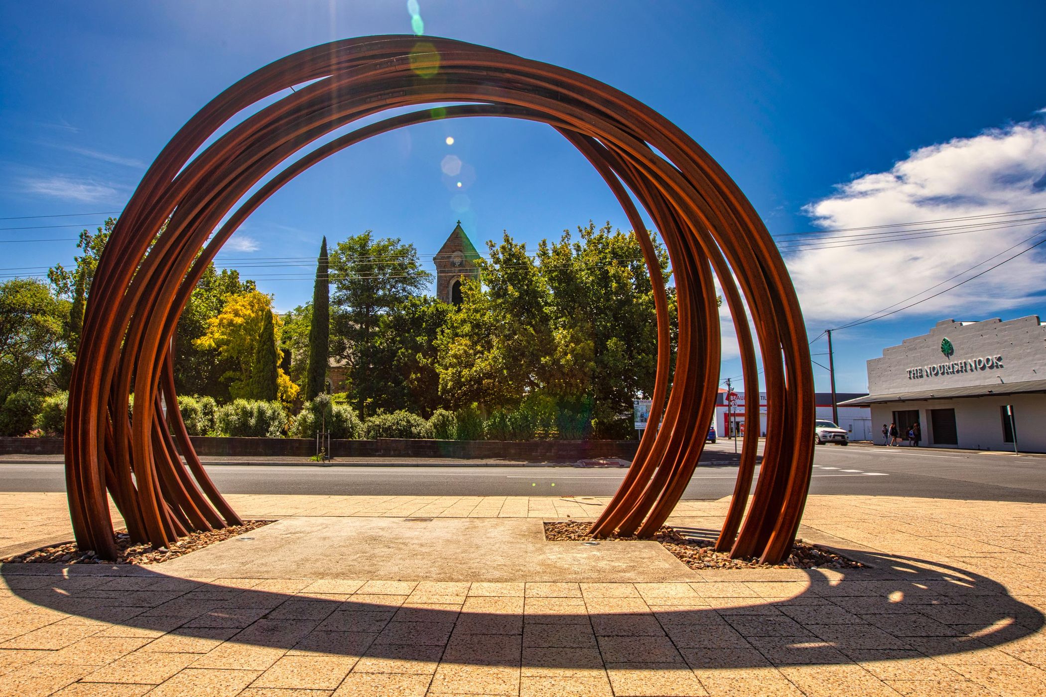 Tracks artwork, Mount Gambier, South Australia, Australia