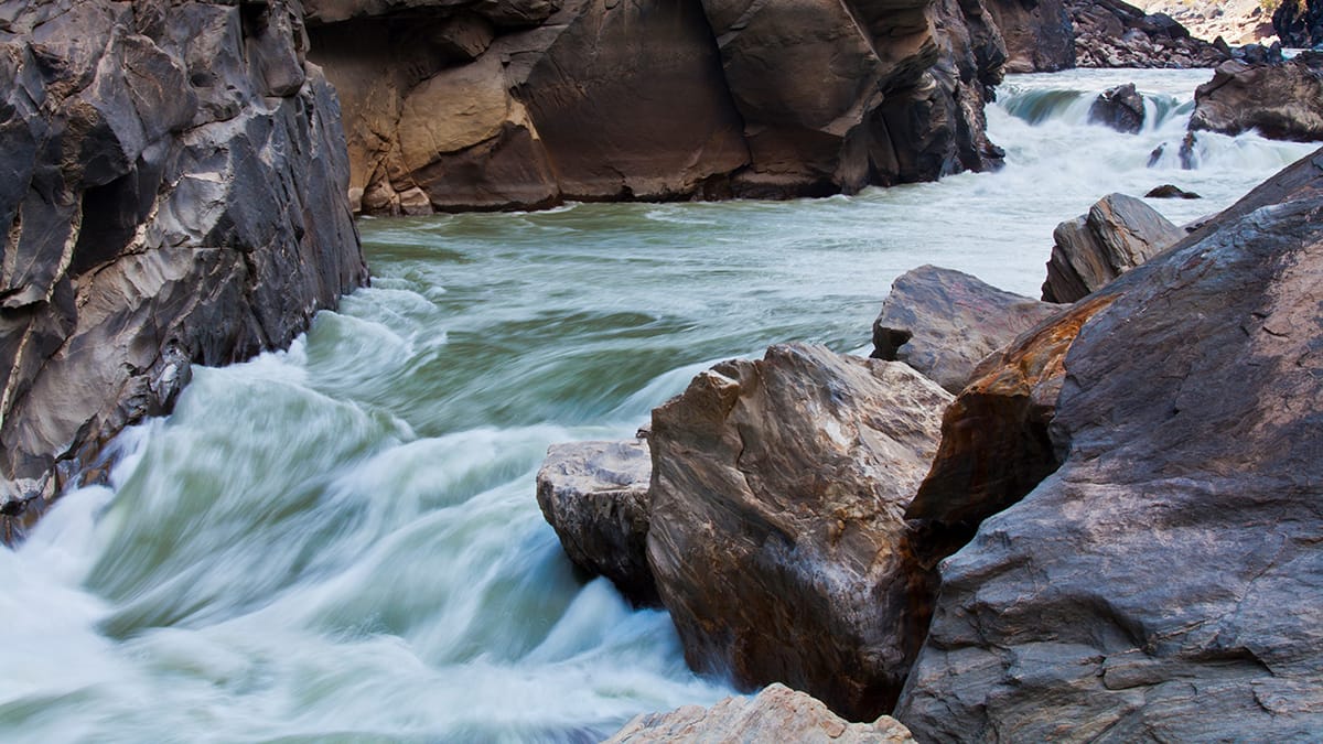 Unterwegs in der Tigersprungschlucht, Yangtse, China