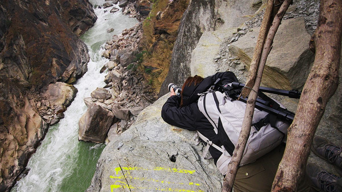 Unterwegs in der Tigersprungschlucht, Yangtse, China