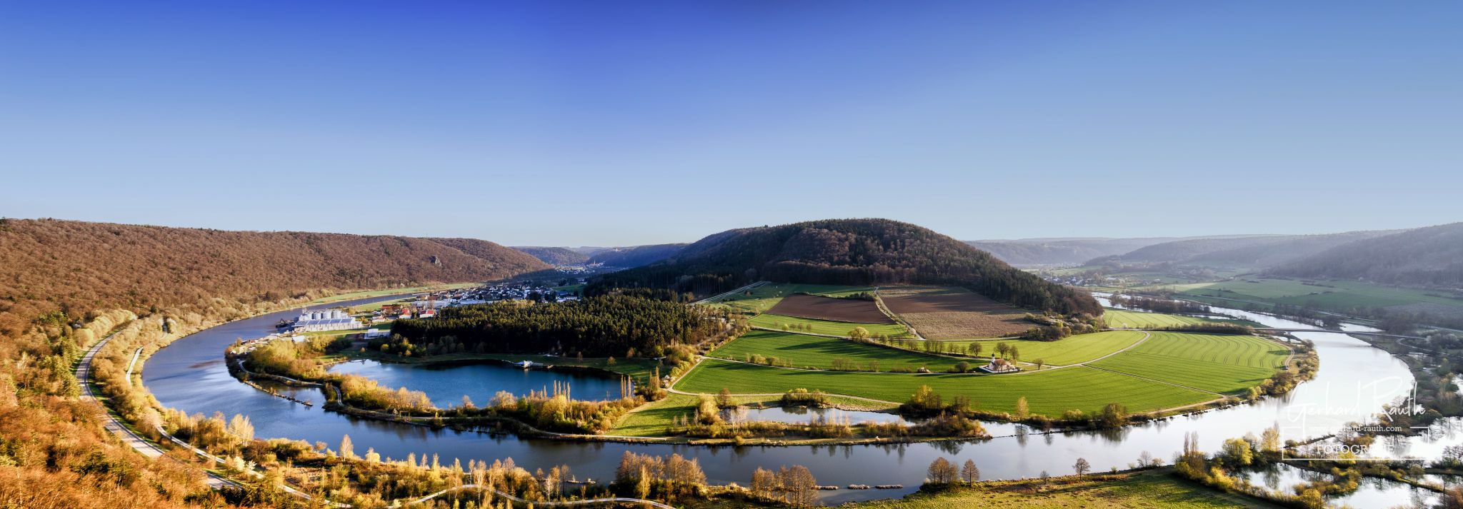 View point Falkenhorst close to Gundlfing, Germany
