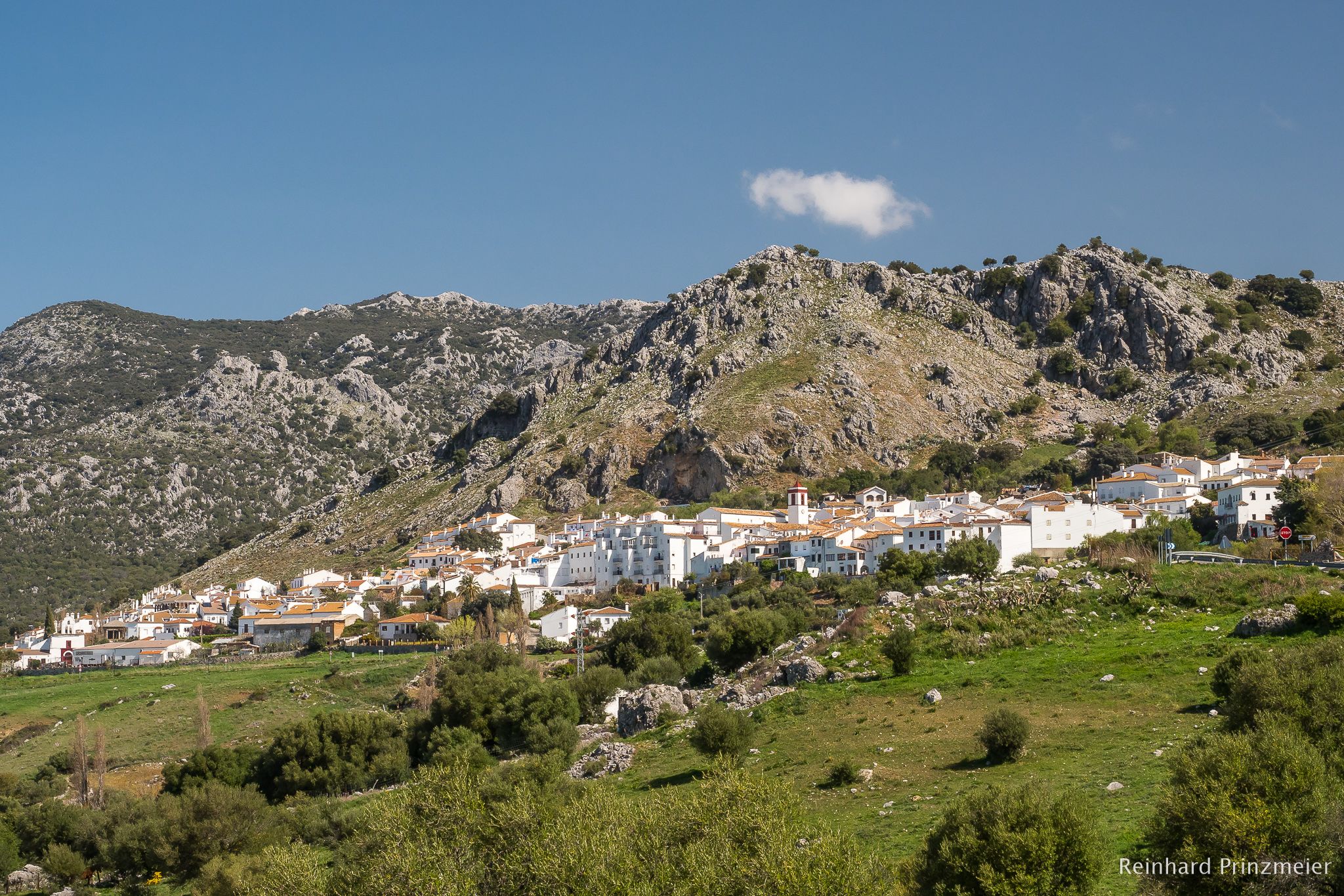 View to Benaocaz, Spain