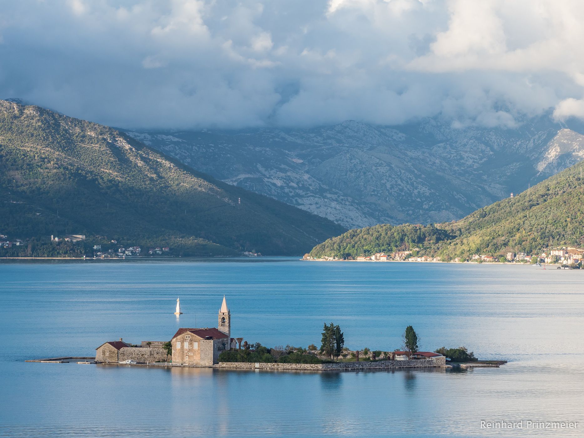 View to Gospa od Milosti Island, Montenegro
