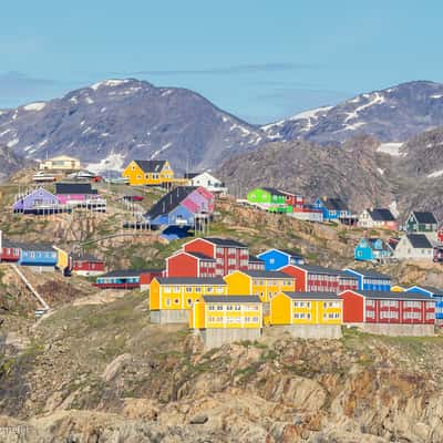 View to Sisimiut, Greenland